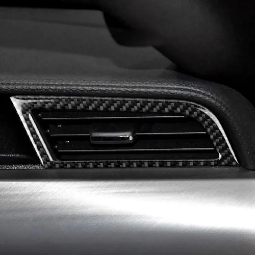 Vista 6 de Calcomanía de fibra de carbono para Ford Mustang 2015 2016 2017 2018 2019 2020 2021 2022 2023 cubierta