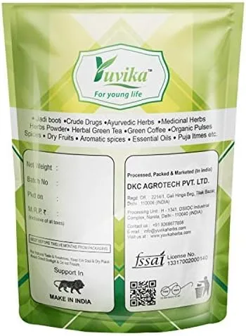 Vista 2 de YUVIKA Kali Haldi - Nar Kachur - Narkchaur - Cúrcuma Zerumbet - Raíz de zedoario - Cúrcuma negra (7.05 oz)