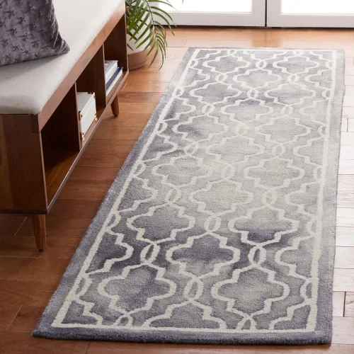 Vista 15 de SAFAVIEH Dip Dye Collection DDY539G - Alfombra decorativa de lana prémium hecha a mano con acuarela marroquí de 2 x 3 pies, color beige/marfil