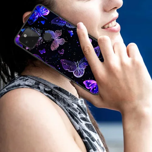 Vista 22 de Funda delgada para Google Pixel 4 XL, funda delgada de silicona de TPU suave a prueba de golpes para Google Pixel 4 XL, astronauta Galaxy