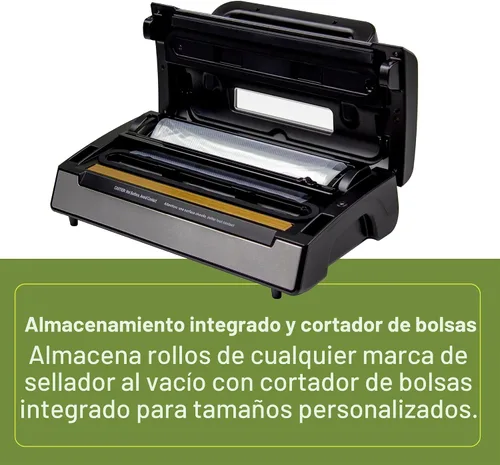 Vista 7 de Envasadora de alimentos al vacío Nesco VS-01 - De color blanco, Plateado