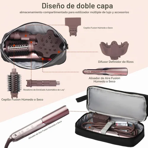 Vista 2 de Flexfusion - Funda de transporte compatible con cerámica Shark/Glam Negro