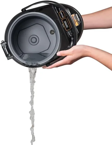 Vista 6 de Zojirushi Hervidor y calentador de agua de 4.0 litros (negro acero inoxidable) Aislamiento híbrido VE, modo de temperatura rápida, pantalla LCD