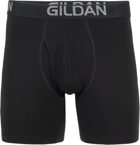 Vista 3 de Gildan - Calzoncillos tipo bóxer elásticos de algodón para hombre, paquete múltiple