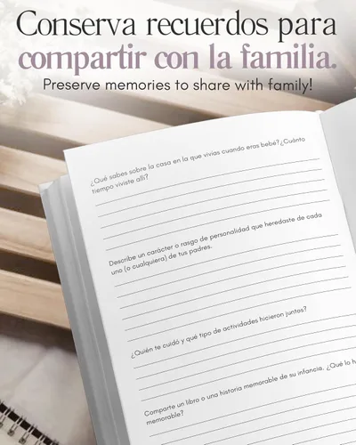 Vista 4 de Abuela, comparte tu historia conmigo (Tapa dura): 250+ Preguntas, Libro de recuerdos y memorias, Regalo para abuela de nietos, Día de la Madre