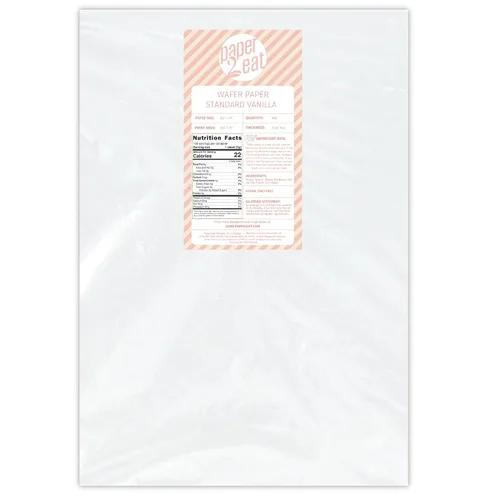 Vista 14 de Hojas de Papel Oblea Comestible Imprimible de paper2eat (0.40 mm - 25 hojas/Vainilla)