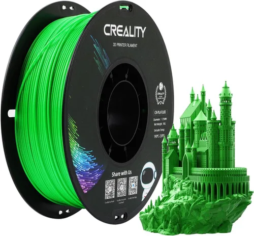 Vista 63 de Creality PLA - Filamento de impresora 3D de 1.75 mm, paquete de filamento para impresoras 3D, resistencia mejorada sin deformación, precisión