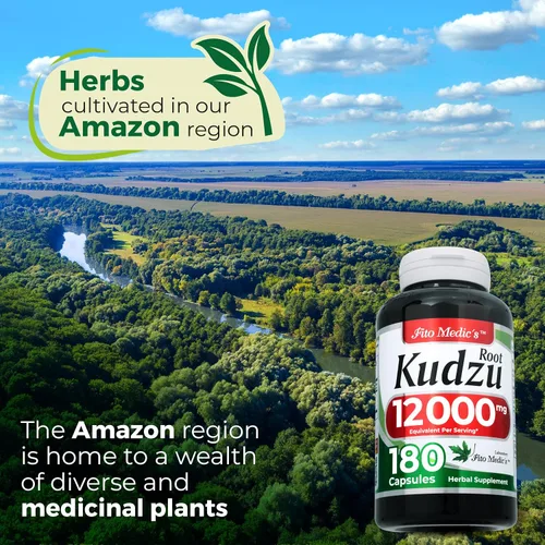 Vista 4 de FITO MEDIC'S Laboratorio kudzu raíz de kudzu 180 cápsulas