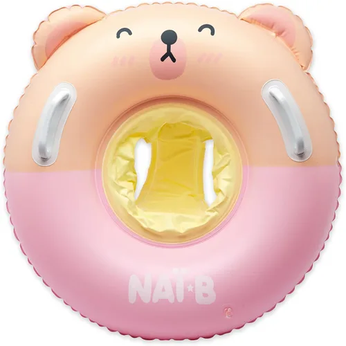 Vista 9 de NAI-B - Flotador de natación para bebé, anillo inflable de piscina con asiento, anillo flotante para entrenamiento de natación para niños de 2 a 5