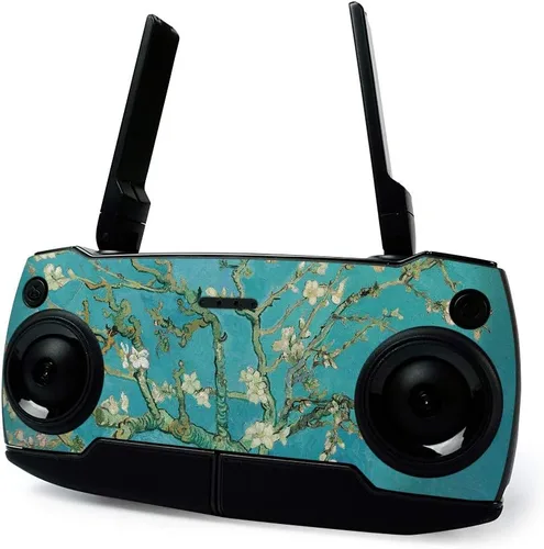 Vista 4 de MightySkins Skin para DJI Mavic Mini Drone Quadcopter portátil – Flor de almendra Funda protectora de vinilo duradera y única Fácil de aplicar