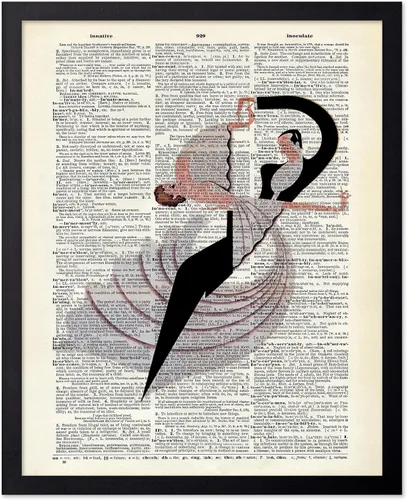 Vista 37 de Poster Master Póster de Arte del Diccionario - Impresión Retro de Mujer Soldadora - Arte de Sándwich de Queso a la Parrilla - Regalo para Ella