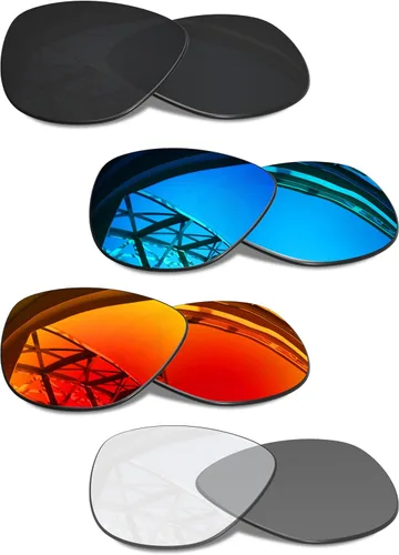 Vista 9 de Set of 4 Replacement Lenses for Ray-Ban Meta Gen1&2&3 AI Glasses Stealth Black & Fire Red & Ice Blue & Eclipse Fotocromático
