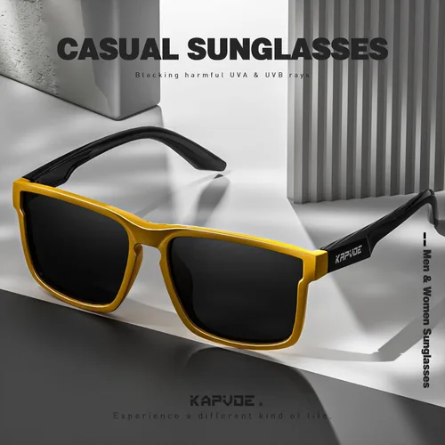 Vista 6 de KAPVOE Gafas de sol polarizadas para hombres y mujeres, protección UV400, gafas deportivas, conducción, pesca, ciclismo, playa, golf, correr, béisbol