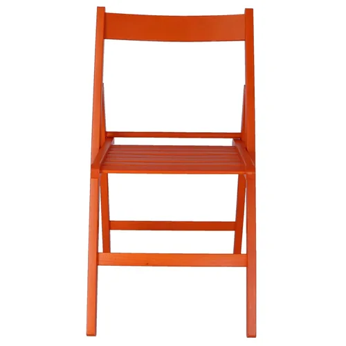 Vista 3 de 19018 Silla plegable baja madera naranja 16.9 x 18.1 x 31.1 in