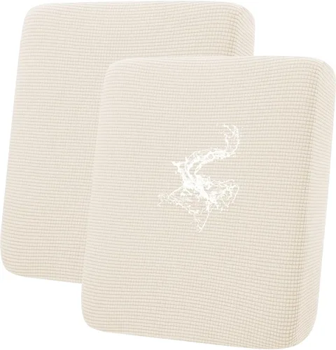 Vista 90 de Fundas impermeables para sofá seccional, fundas de cojín antideslizantes para sofá Ajuste seccional en forma de L, tela jacquard elástica, parte