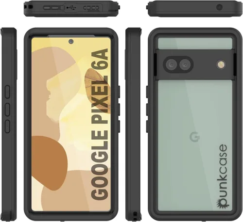 Vista 8 de Punkcase Funda impermeable Pixel 6a [Serie Extrema] [ajuste delgado] [Certificado IP68] [A prueba de golpes] [A prueba de suciedad]