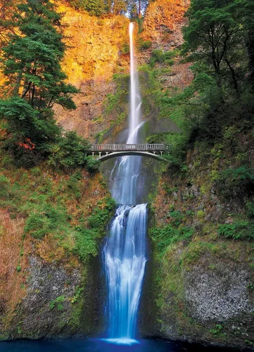 Vista 2 de Multnomah Falls Oregon - Rompecabezas de 1000 piezas