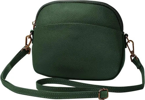 Vista 7 de FANDARE Bolsos de hombro para mujer, bolso ligero de cuero genuino