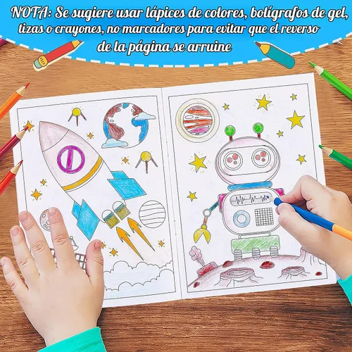 Vista 6 de 28 libros pequeños para colorear para niños a granel: mini calcetines navideños rellenos de bolsas de regalos para Navidad, regreso a la escuela
