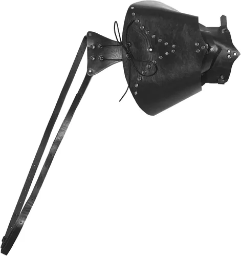 Vista 2 de YiZYiF Arnés de piel sintética para hombre, cinturón de hombro, armaduras para mascarada, cosplay, lencería, accesorio para disfraz de fiesta