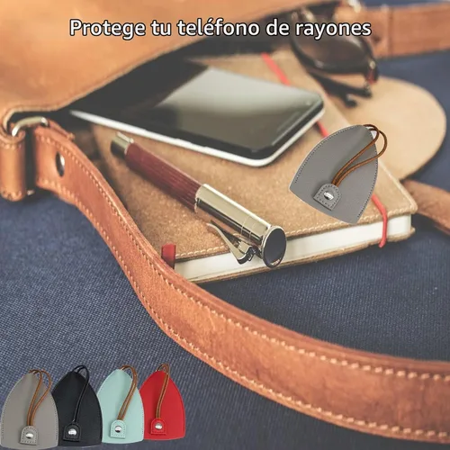 Vista 4 de Funda para llave de coche, 8 piezas, creativa, extraíble, funda de piel sintética, bolsa protectora para llaves de coche de gran capacidad