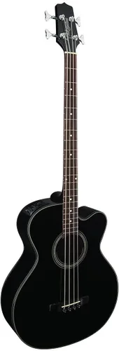 Vista 7 de Takamine G Series GB30CE-BLK - Bajo eléctrico acústico jumbo, corte veneciano, negro