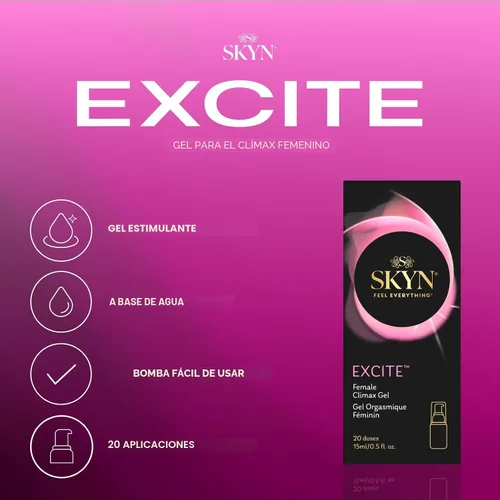 Vista 4 de SKYN EXCITE - Gel estimulante sexual femenino, 0.5 onzas