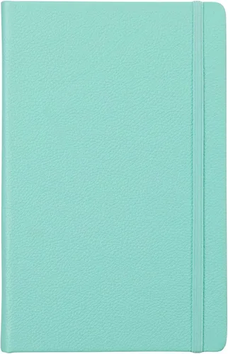 Vista 19 de Cuaderno de escritura clásico de cuero, de tapa dura, cierre elástico, páginas con rayas estrechas, colección Inspire