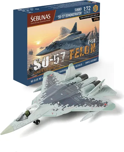Vista 7 de SEBUNAS 1:72 Escala SU-25 Frogfoot Kit de modelo de montaje rápido de 05.SU-25