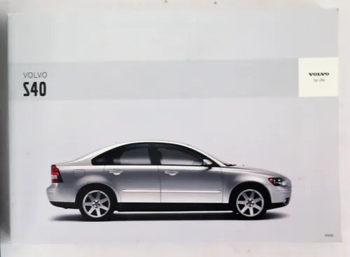 Vista 3 de 2005 Volvo S40 Owner's Manual