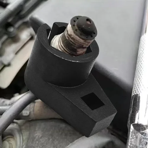 Vista 4 de Llave de vaso para sensor de oxígeno descentrada, impulsor de 3/8 pulgadas, 7/8 pulgadas (22mm), compuerta de alambre accede al sensor desde