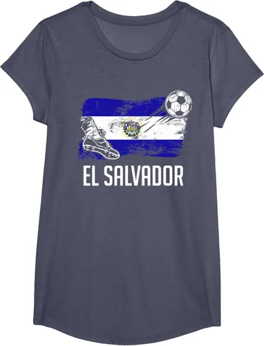 Vista 11 de Camiseta salvadoreña con bandera de fútbol salvadoreño