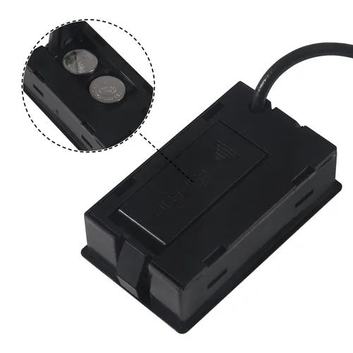 Vista 5 de Paquete de 2 mini termómetro digital higrómetro con sonda de temperatura interior medidor de humedad medidor LCD Fahrenheit pantalla higrómetro 2