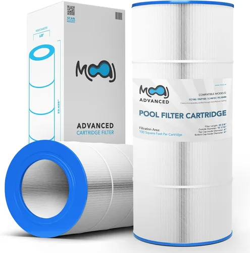 Vista 11 de MOAJ Paquete de 4 filtros avanzados para piscina que sustituyen a Hayward SwimClear C2025, CX470E, CX470-XRE, CX480, CX480-XRE, PA56SV, C-7458