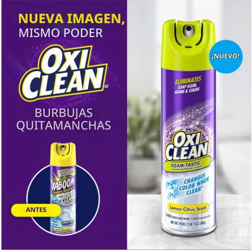 Vista 5 de Kaboom con espuma OxiClean Tastic - Cítricos - 19 oz - Paquete de 2