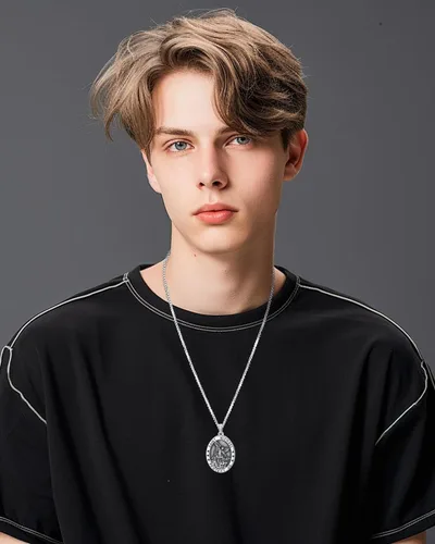 Vista 6 de Wasee Collar de San Miguel para hombre, collar con colgante de medalla de San Miguel Arcángel, amuleto de amuleto, joyería religiosa, regalos