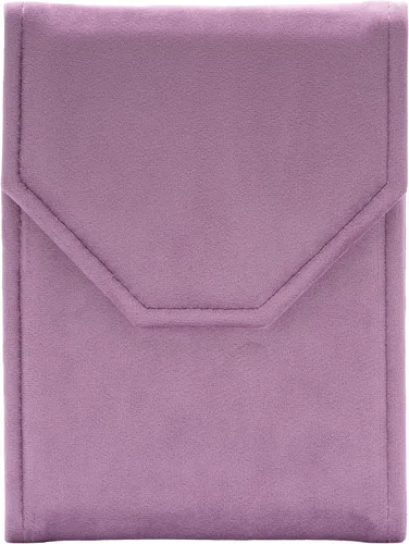 Vista 14 de Collar de terciopelo Joyería Carpeta de viaje Estuche de almacenamiento (Beige)