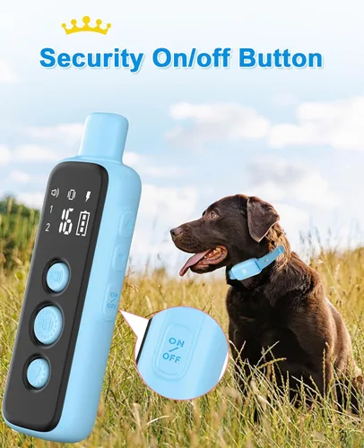 Vista 6 de Bousnic Collar de Choque para Perros - Collar de Entrenamiento Eléctrico para Perros, Impermeable, Recargable con Control Remoto para Perros