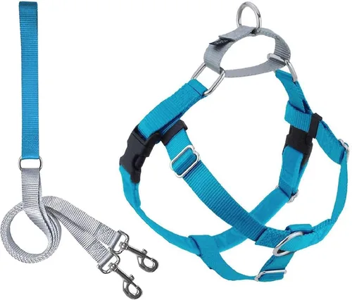 Vista 43 de 2 Hounds Design Freedom - Arnés para perro sin tirones, arnés ajustable y correa, fácil de caminar y control cómodo, se adapta a perros pequeños