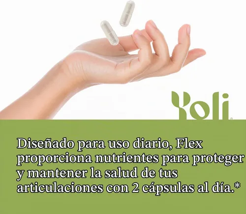 Vista 7 de Yoli Flex Joint Support, glucosamina, condroitina y vitamina K2, 60
