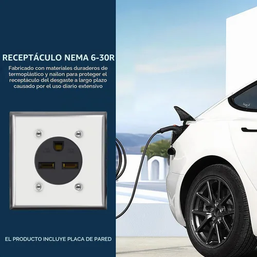 Vista 6 de Micmi Toma de corriente NEMA 6-30R, receptáculo resistente de 50 amperios 250 V 50A, para soldadores, cortadores de plasma, cocinas eléctricas
