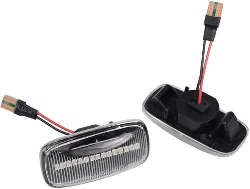 Vista 8 de Para Nissan Skyline R34 Almera N15 N16 Pulsar Maxima QX Sunny G10 Primera P11 P12 - Marcador lateral dinámico LED para coche (transparente)