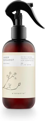 Vista 17 de ILLUME Elemental Collection, vidrio natural de hoja de cedro cítrico, vela de 11.5 onzas, 11.5 onzas, rojo