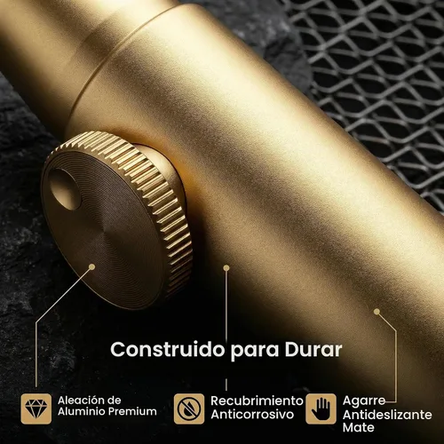 Vista 5 de OakMsOik Dispensador de especias a prueba de fugas para sal y pimienta