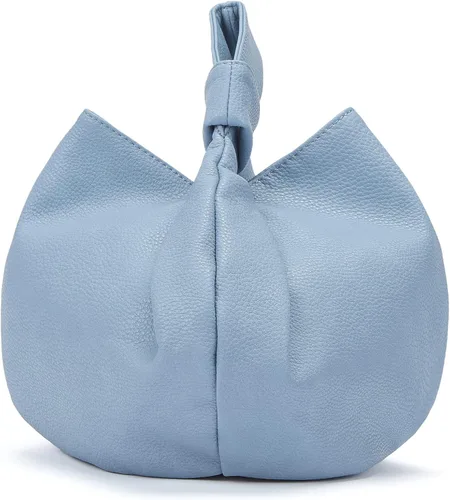 Vista 5 de Bolsa pequeña para mujer, de piel suave, con asa superior, bolsa de nudo, monederos y bolsos