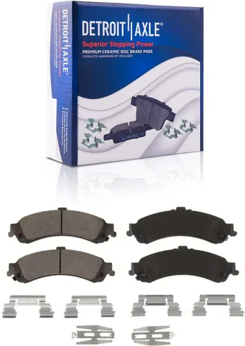 Vista 5 de Detroit Axle - Pastillas de Freno Traseras de Cerámica Izquierda Reemplazo de Pinza para Silverado Sierra Suburban 1500 Tahoe Yukon Escalade ESV EXT