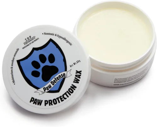 Vista 2 de PetEdge Top Performance Paw Defense - Cera de protección de patas en recipiente de 2.12 onzas – Protege las patas de perros y gatos de superficies