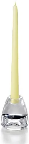 Vista 70 de Yummi - Velas cónicas gris claro de 10 pulgadas. 12 por paquete
