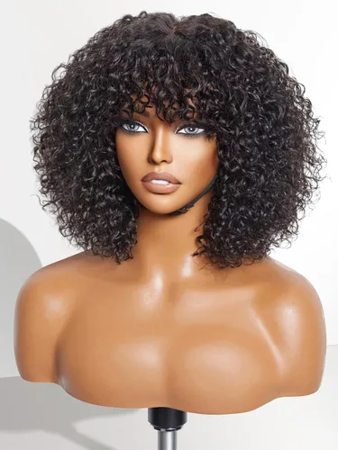 Vista 38 de Luvme Hair Ultra Confortable, de Colocación Rápida y Fácil, Corte Pixie Corto con Flequillo de 12.7 cm, con Tapa de Algodón Amistosa con la Piel