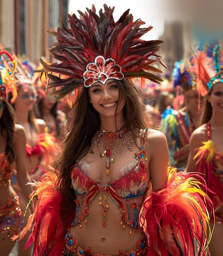 Vista 5 de HOMELEX Tocado de plumas negras para mujer, accesorios de carnaval caribeño
